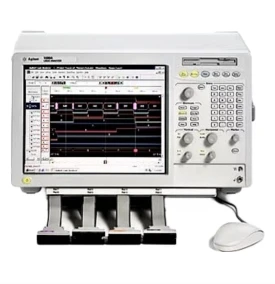 1680A Agilent Logic Analyzer, 200 MHz stav / 800 MHz časovanie (1/2), 1 M pamäť, 136 kanálov.